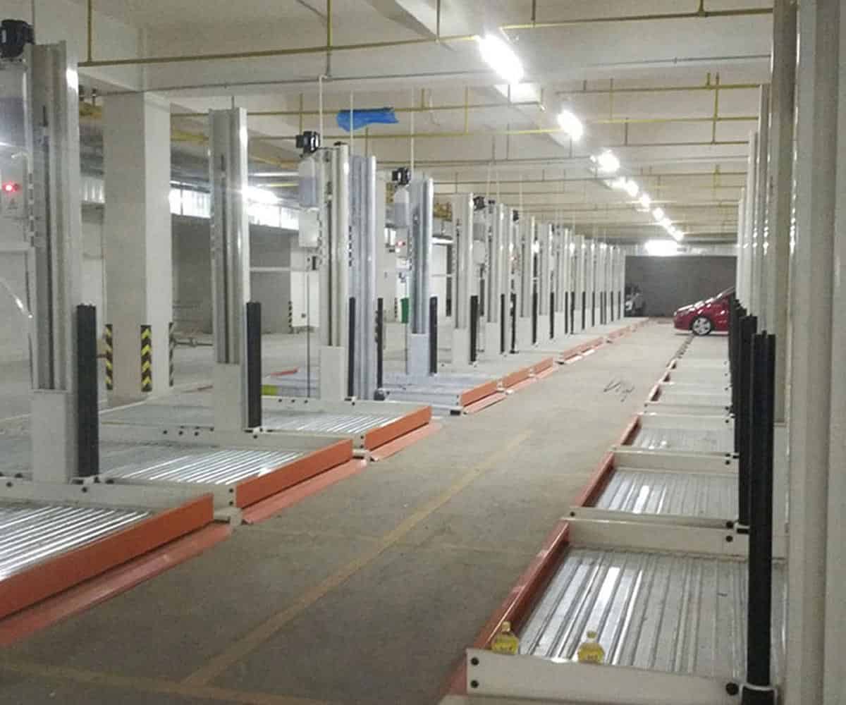 兩層簡易升降類立體車位過驗(yàn)收